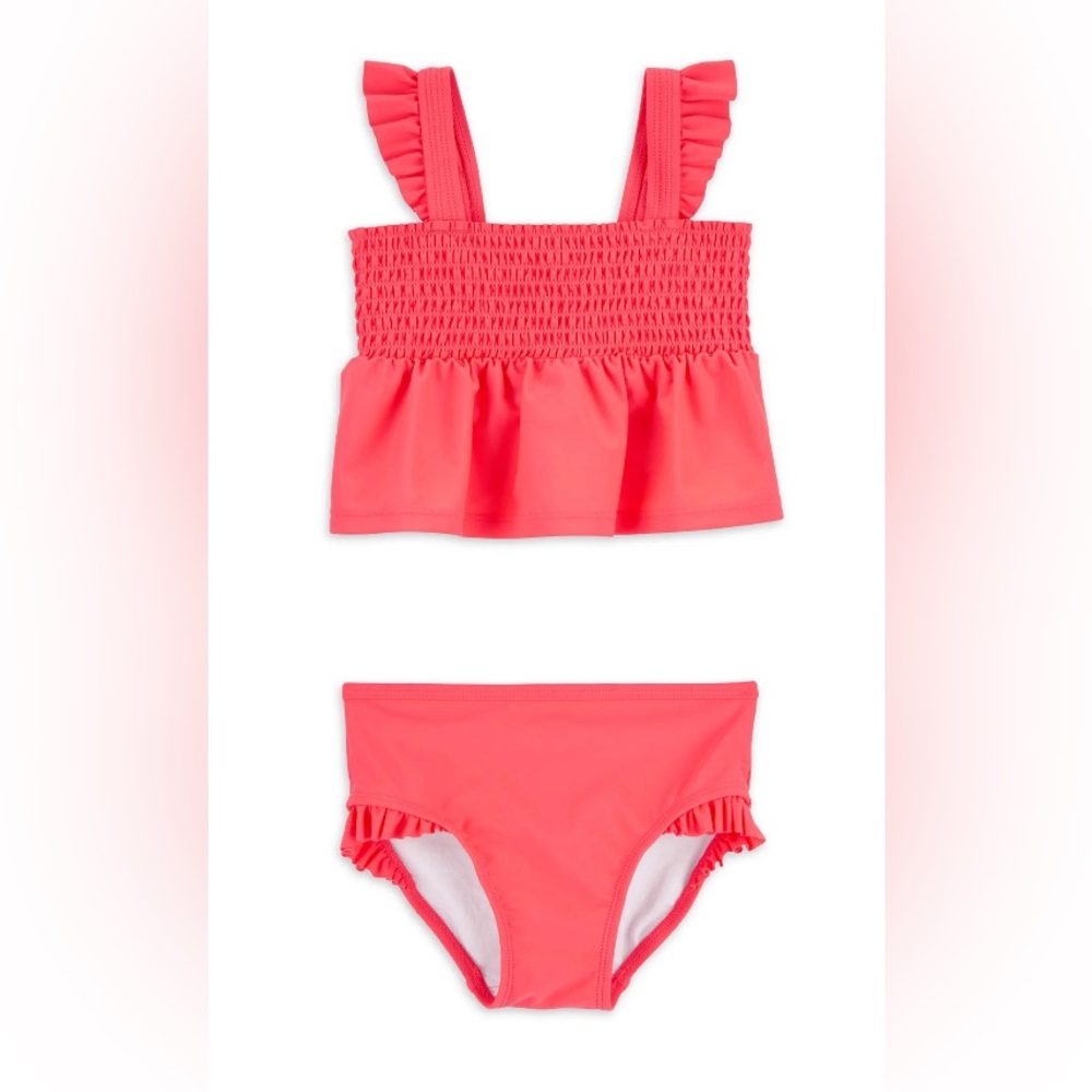 Carters Child of Mine toddler girl2 piece swimsuit set; size:12M